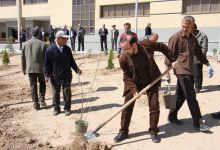 گزارش تصویری مراسم روز درخت کاری در دانشگاه  با حضور ورزشکاران ملی پوش شهرستان شاهرود  